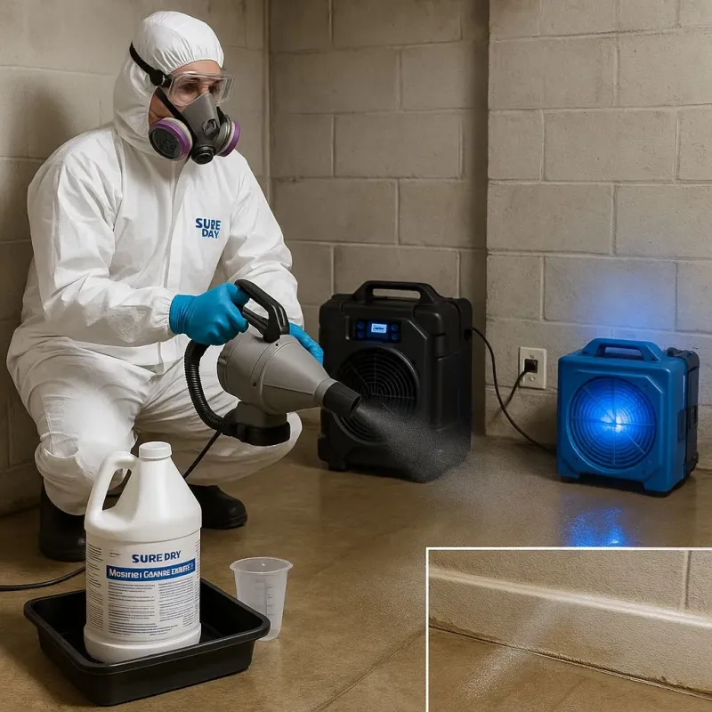 Sanitization and Odor Removal process in Springville, VA